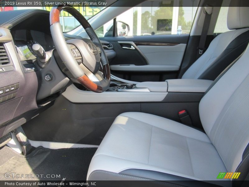 Silver Lining Metallic / Stratus Gray 2019 Lexus RX 350