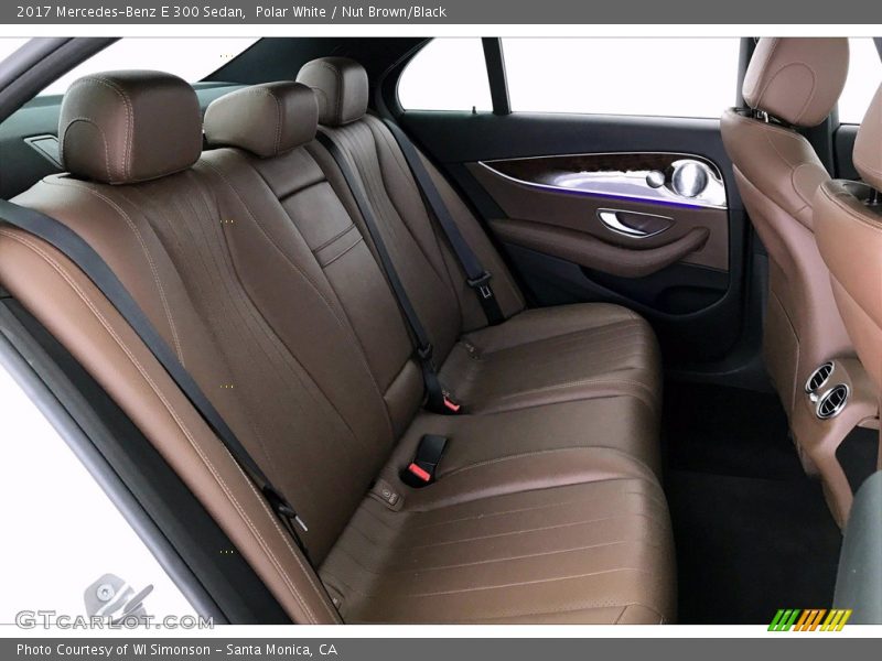 Polar White / Nut Brown/Black 2017 Mercedes-Benz E 300 Sedan