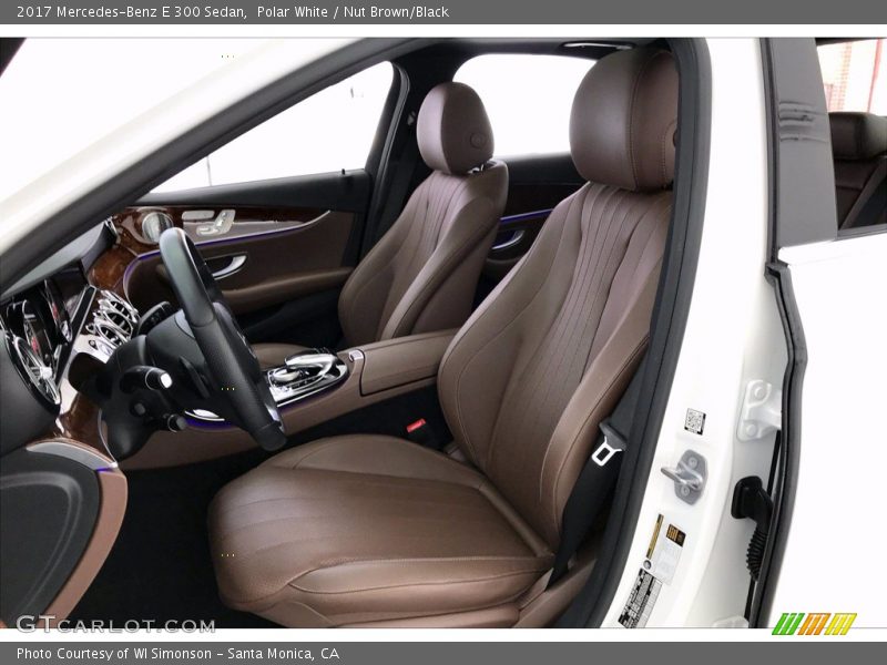 Polar White / Nut Brown/Black 2017 Mercedes-Benz E 300 Sedan