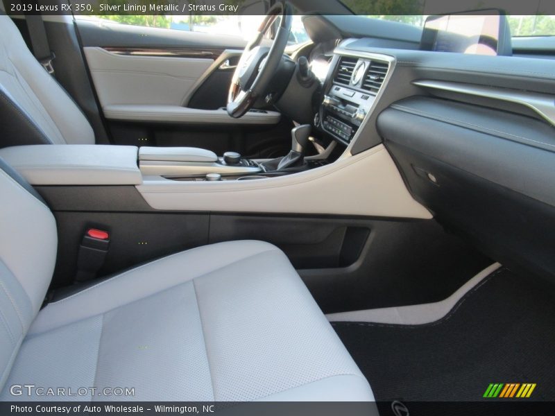 Silver Lining Metallic / Stratus Gray 2019 Lexus RX 350
