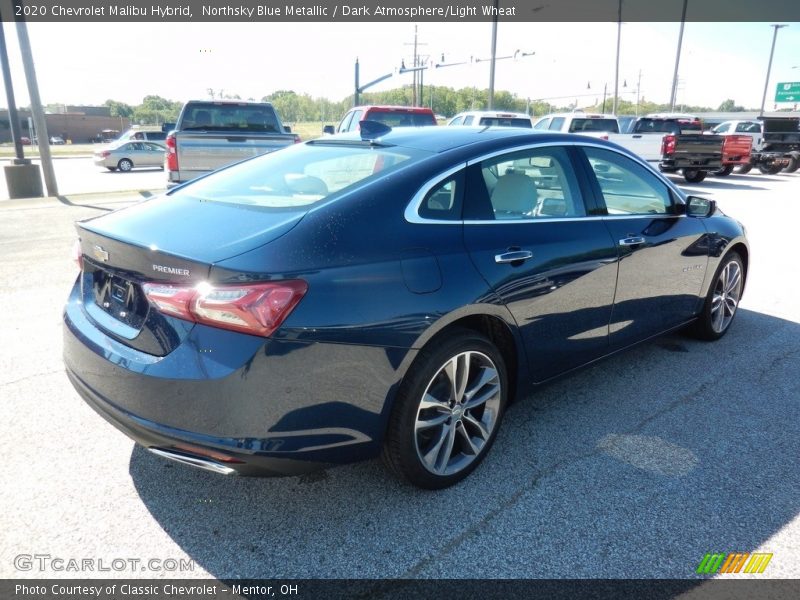 Northsky Blue Metallic / Dark Atmosphere/Light Wheat 2020 Chevrolet Malibu Hybrid