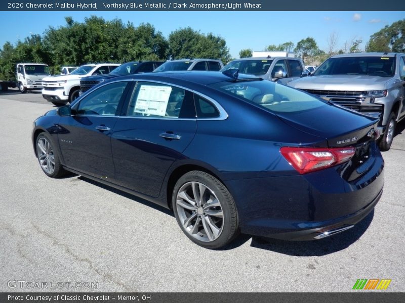 Northsky Blue Metallic / Dark Atmosphere/Light Wheat 2020 Chevrolet Malibu Hybrid