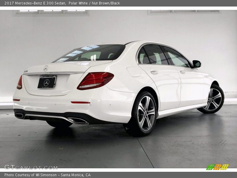 Polar White / Nut Brown/Black 2017 Mercedes-Benz E 300 Sedan