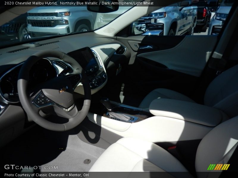 Northsky Blue Metallic / Dark Atmosphere/Light Wheat 2020 Chevrolet Malibu Hybrid