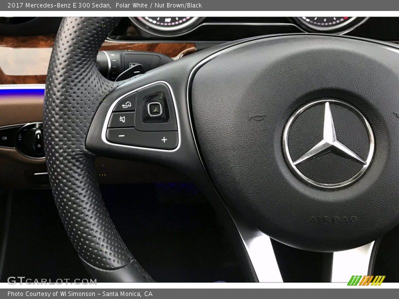 Polar White / Nut Brown/Black 2017 Mercedes-Benz E 300 Sedan