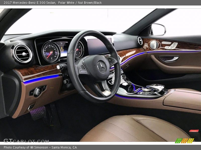 Polar White / Nut Brown/Black 2017 Mercedes-Benz E 300 Sedan
