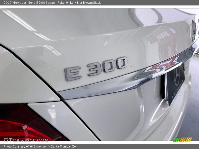 Polar White / Nut Brown/Black 2017 Mercedes-Benz E 300 Sedan