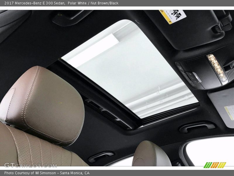 Polar White / Nut Brown/Black 2017 Mercedes-Benz E 300 Sedan
