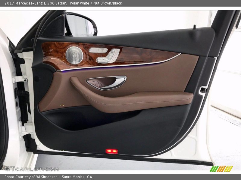 Polar White / Nut Brown/Black 2017 Mercedes-Benz E 300 Sedan