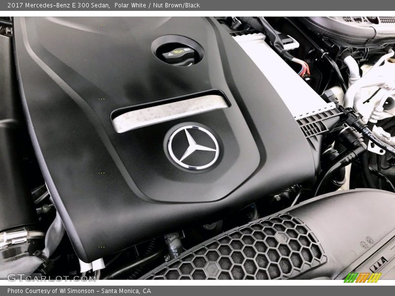 Polar White / Nut Brown/Black 2017 Mercedes-Benz E 300 Sedan