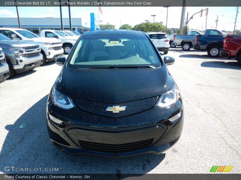 Mosaic Black Metallic / Dark Galvanized/­Sky Cool Gray 2020 Chevrolet Bolt EV LT