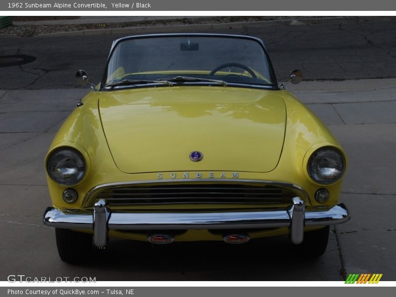 Yellow / Black 1962 Sunbeam Alpine Convertible