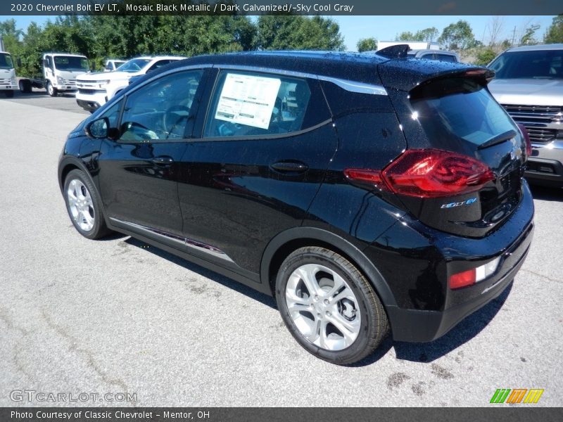 Mosaic Black Metallic / Dark Galvanized/­Sky Cool Gray 2020 Chevrolet Bolt EV LT