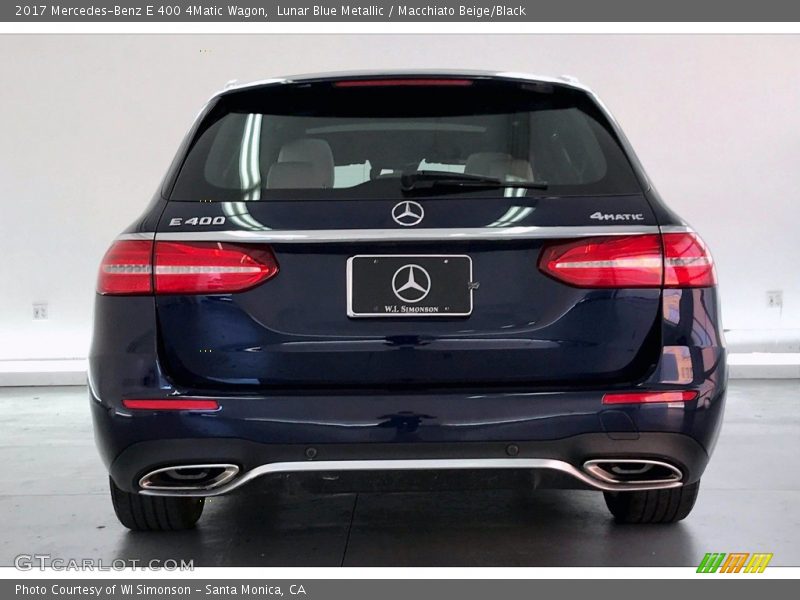 Lunar Blue Metallic / Macchiato Beige/Black 2017 Mercedes-Benz E 400 4Matic Wagon