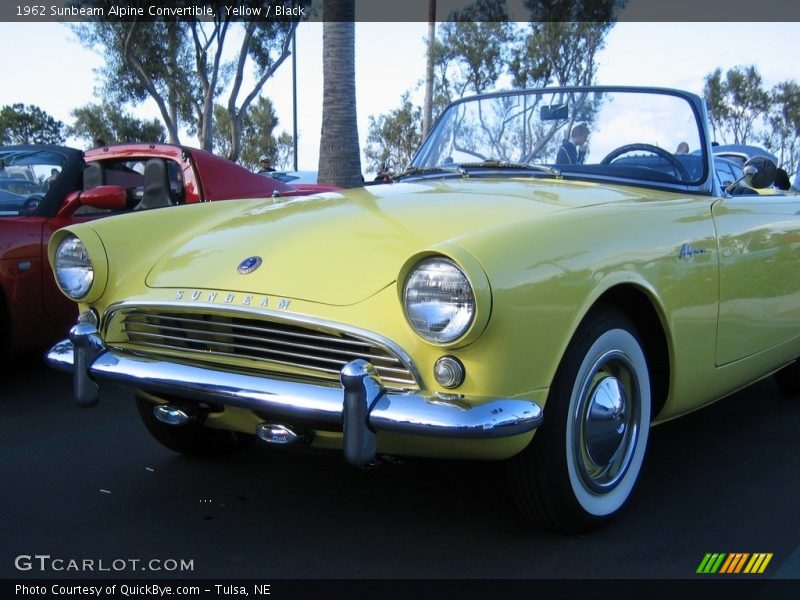 Yellow / Black 1962 Sunbeam Alpine Convertible
