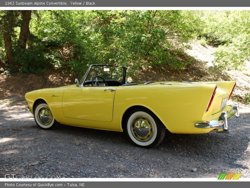 Yellow / Black 1962 Sunbeam Alpine Convertible