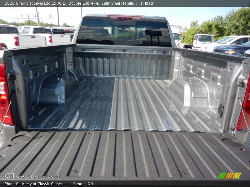 Satin Steel Metallic / Jet Black 2020 Chevrolet Silverado 1500 LT Double Cab 4x4