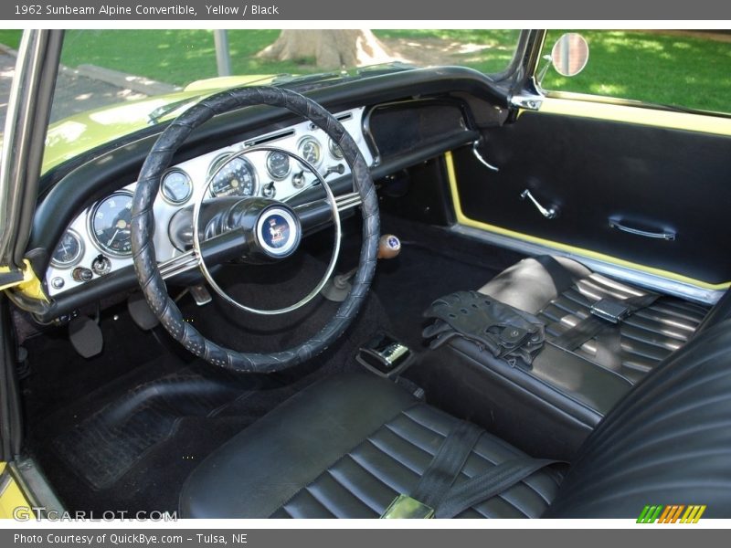  1962 Alpine Convertible Black Interior
