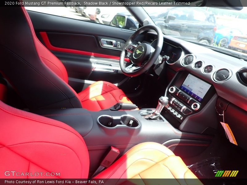 Dashboard of 2020 Mustang GT Premium Fastback