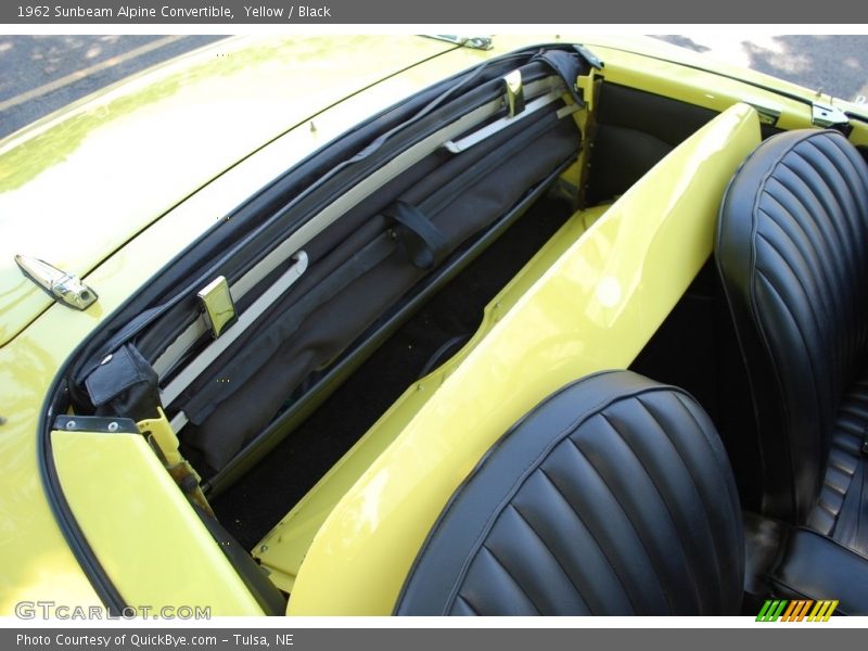Yellow / Black 1962 Sunbeam Alpine Convertible