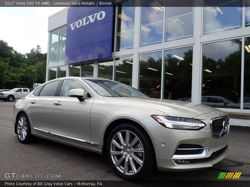 Front 3/4 View of 2017 S90 T6 AWD