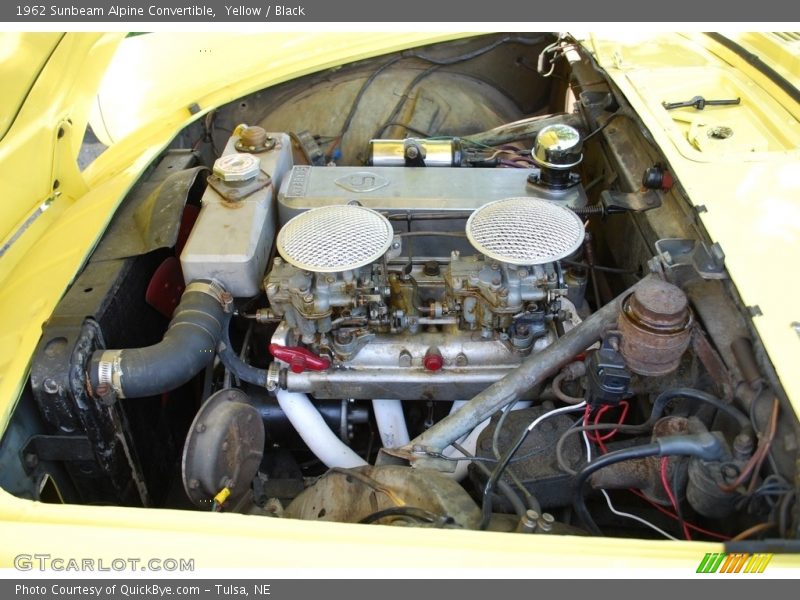  1962 Alpine Convertible Engine - 1.6 Liter OHV 8-Valve 4 Cylinder