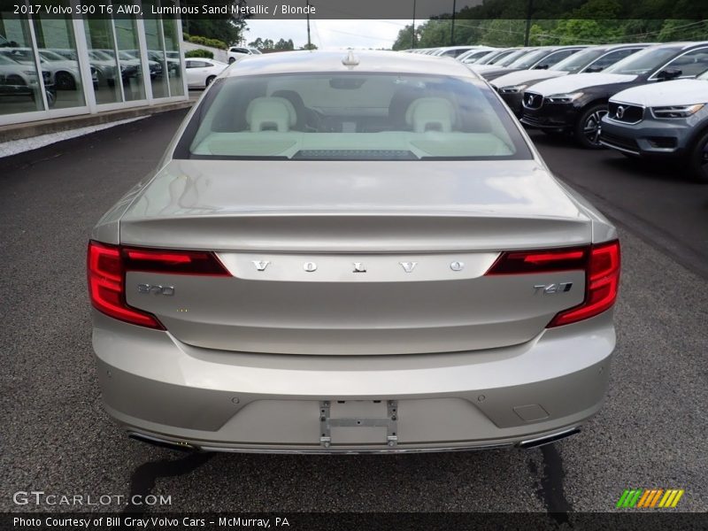 Luminous Sand Metallic / Blonde 2017 Volvo S90 T6 AWD