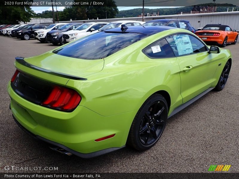 Grabber Lime / Ebony 2020 Ford Mustang GT Fastback