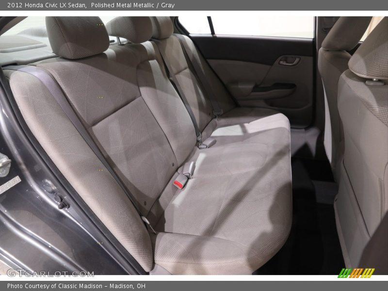Polished Metal Metallic / Gray 2012 Honda Civic LX Sedan
