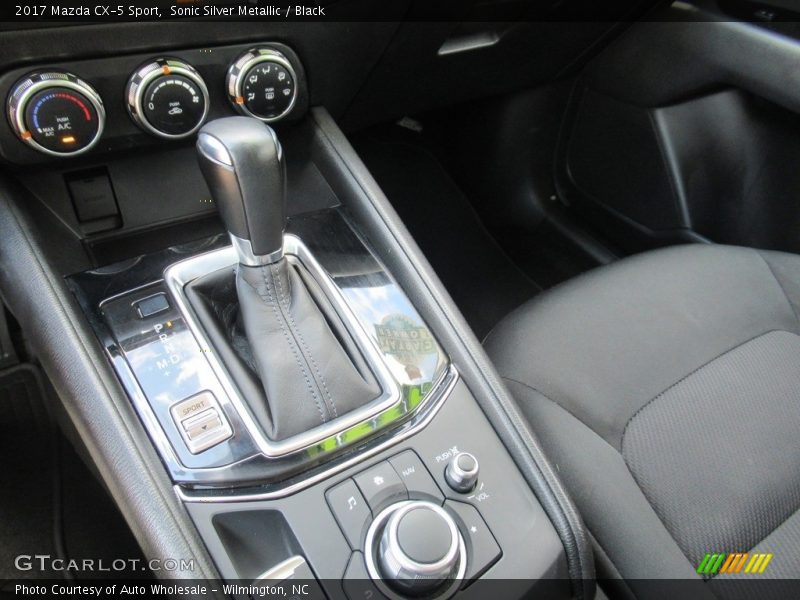 Sonic Silver Metallic / Black 2017 Mazda CX-5 Sport
