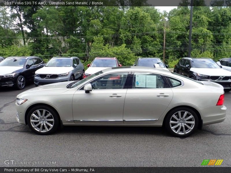  2017 S90 T6 AWD Luminous Sand Metallic