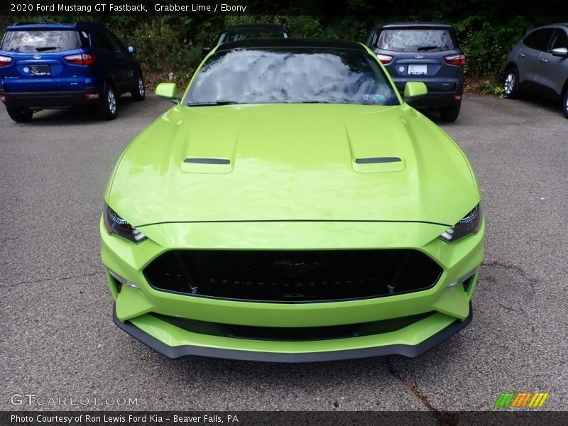 Grabber Lime / Ebony 2020 Ford Mustang GT Fastback