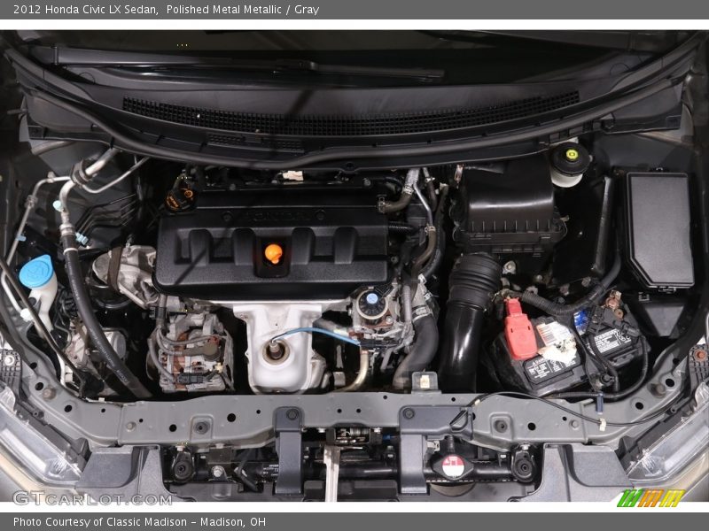 Polished Metal Metallic / Gray 2012 Honda Civic LX Sedan