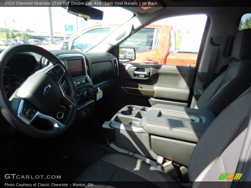 Satin Steel Metallic / Jet Black 2020 Chevrolet Silverado 1500 RST Double Cab 4x4