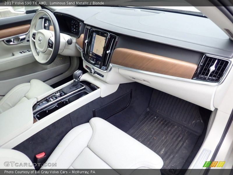  2017 S90 T6 AWD Blonde Interior