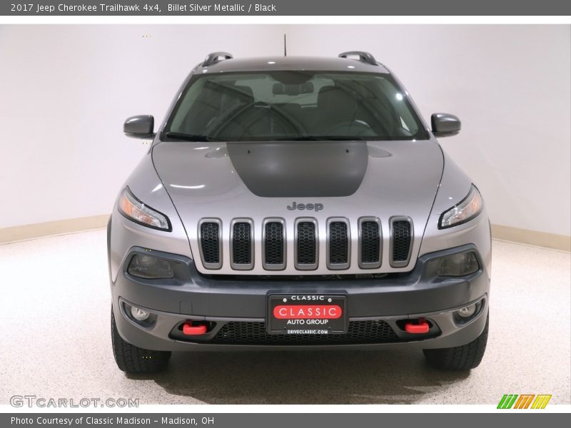 Billet Silver Metallic / Black 2017 Jeep Cherokee Trailhawk 4x4