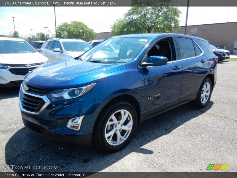 Pacific Blue Metallic / Jet Black 2020 Chevrolet Equinox LT AWD