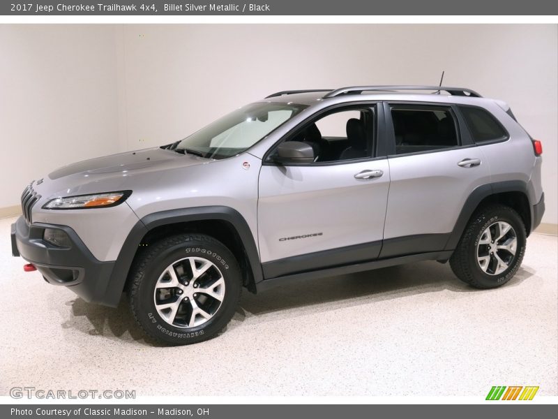 Billet Silver Metallic / Black 2017 Jeep Cherokee Trailhawk 4x4