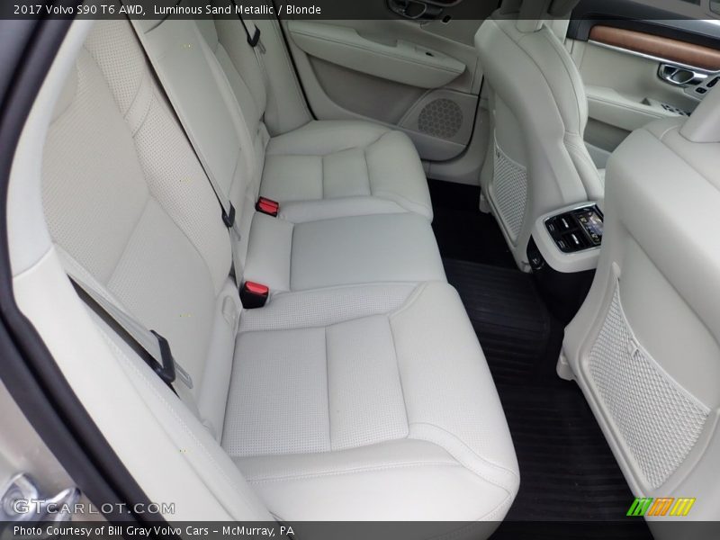 Rear Seat of 2017 S90 T6 AWD