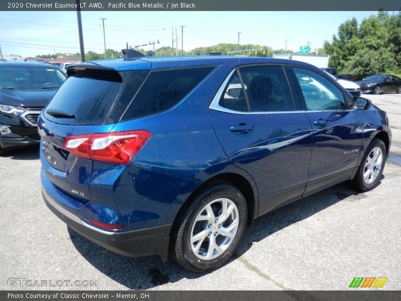 Pacific Blue Metallic / Jet Black 2020 Chevrolet Equinox LT AWD