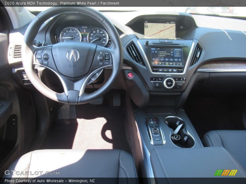 Platinum White Pearl / Parchment 2020 Acura MDX Technology