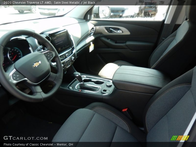 Satin Steel Metallic / Jet Black 2020 Chevrolet Traverse LT AWD