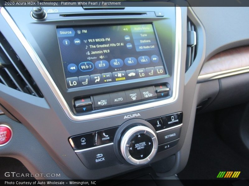 Platinum White Pearl / Parchment 2020 Acura MDX Technology