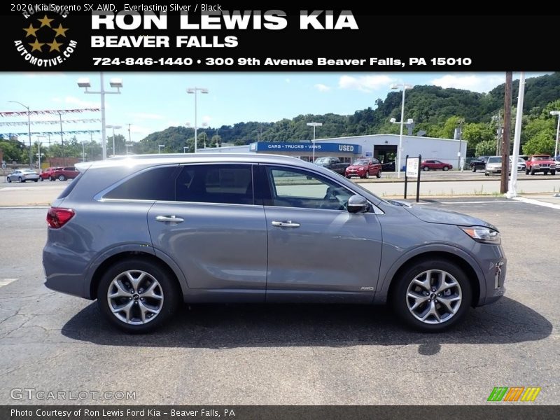Everlasting Silver / Black 2020 Kia Sorento SX AWD