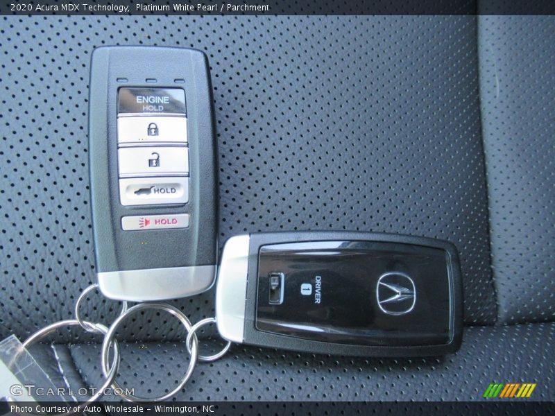 Platinum White Pearl / Parchment 2020 Acura MDX Technology