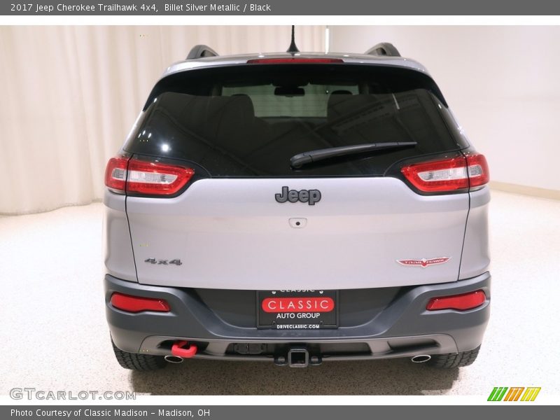Billet Silver Metallic / Black 2017 Jeep Cherokee Trailhawk 4x4