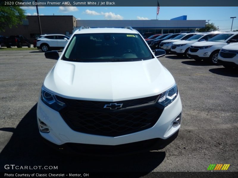 Summit White / Jet Black 2020 Chevrolet Equinox Premier AWD