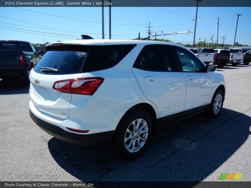 Summit White / Ash Gray 2020 Chevrolet Equinox LS AWD