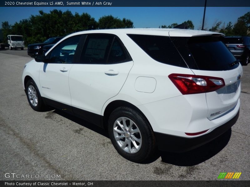 Summit White / Ash Gray 2020 Chevrolet Equinox LS AWD