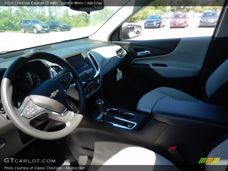 Summit White / Ash Gray 2020 Chevrolet Equinox LS AWD